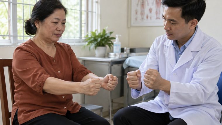 Đau cổ lan xuống tay