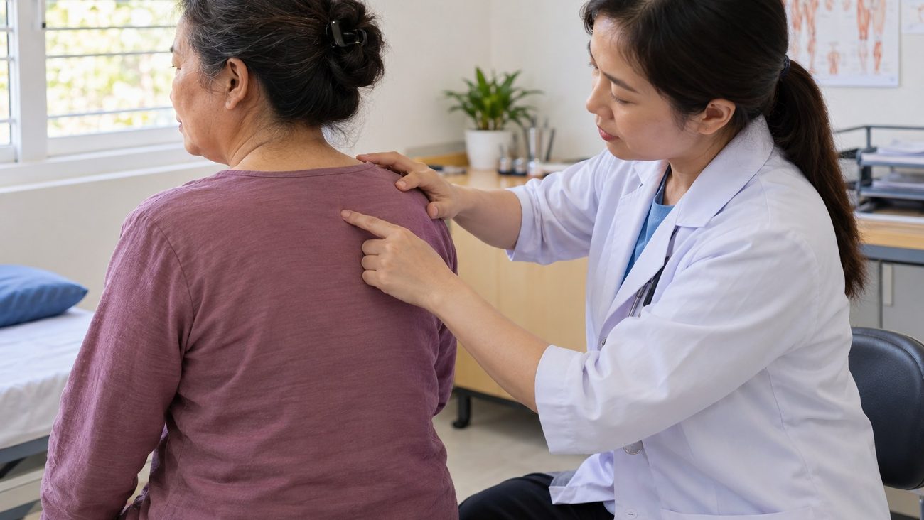 Đau giữa hai bả vai